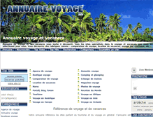 Tablet Screenshot of annuaire-voyage.info