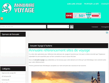 Tablet Screenshot of annuaire-voyage.fr